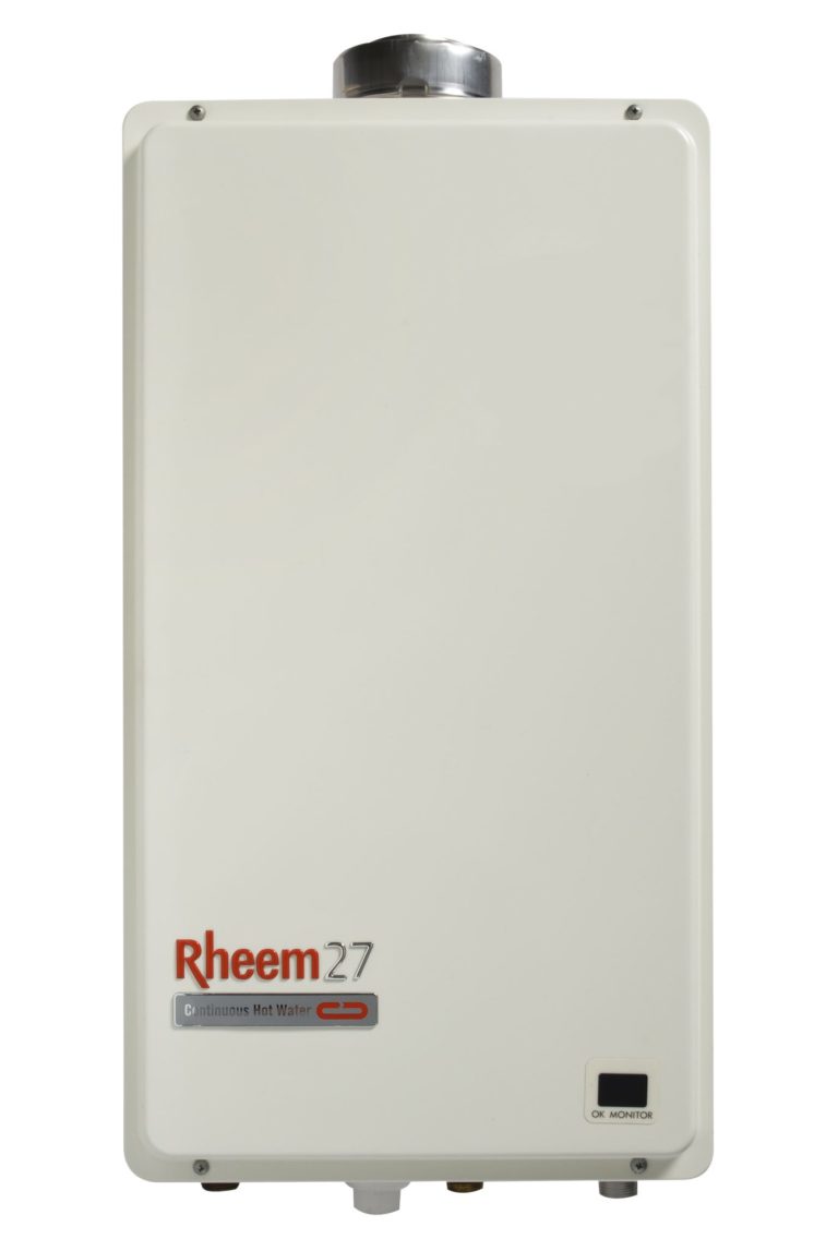 Rheem 27 Litre 6 Star Continuous Flow Natural Gas Hot Water System 50